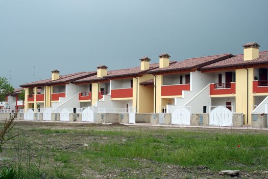 new residential construction site in Comacchio