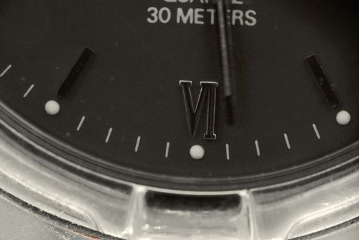 Closeup men's watch