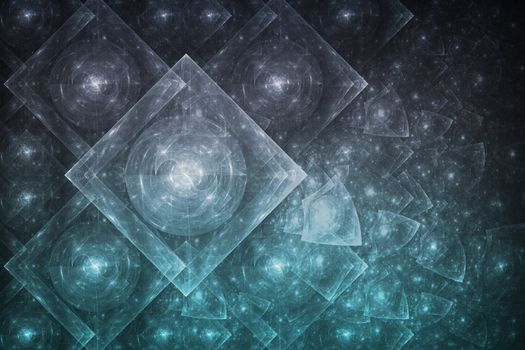 Bright Crystal Glowing Formation Abstract Background Wallpaper