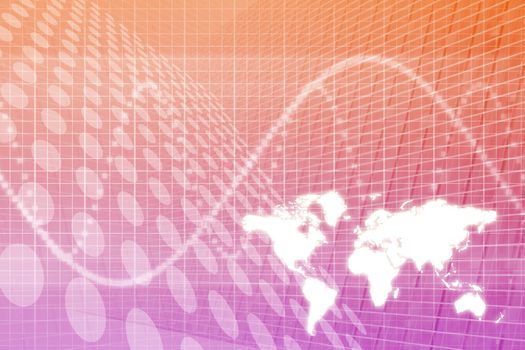 A Global Business Abstract Background Pattern Texture