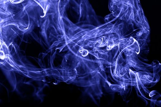 blue smoke abstract background