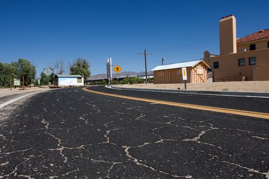 National park Mojave and old route 66 