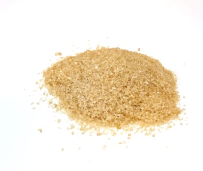 small amount of
sugar cane on a white background