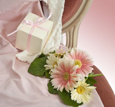 dress
 , Shoes, and wedding favors first communion