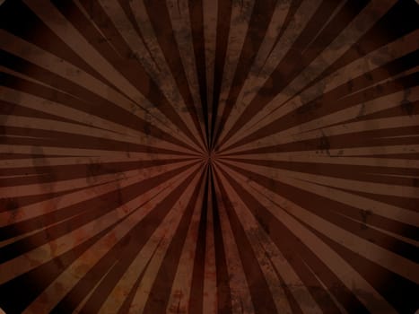 Grunge brown sunbeam background