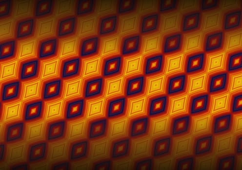 Illustrated retro pattern background