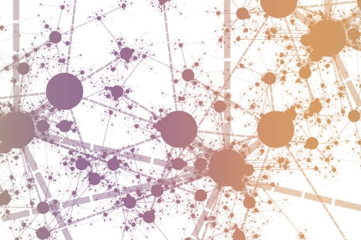 Futuristic Technology Data Flow Color Digital Abstract