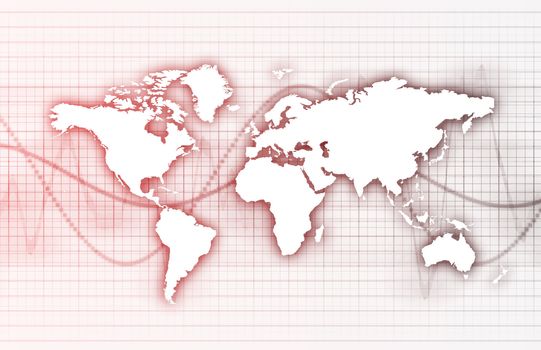 A Global Business Abstract Background Art Texture