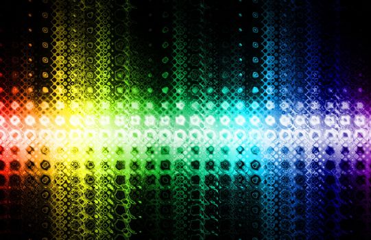 Futuristic Tech Design on a White Background