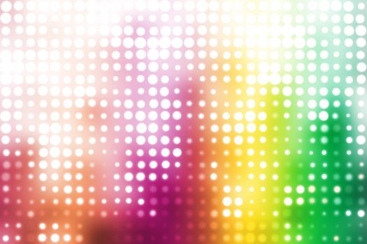 Colorful Party Disco Trendy Abstract Background With Glowing Dots