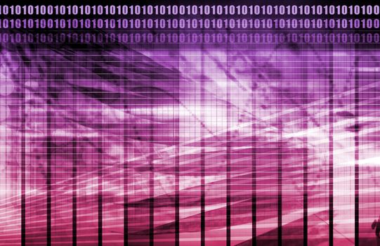 Cyber Digital Dream on the Internet Background