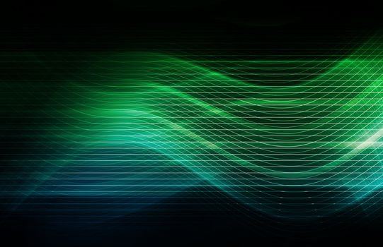 Science Technology Data as a Abstract Art