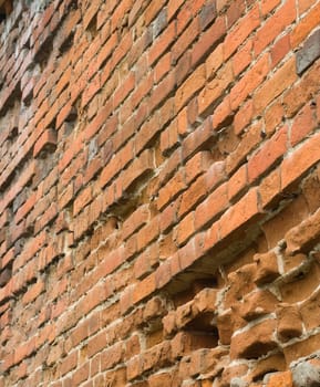 Old brick wall. May be used as background