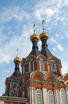 Transfiguration Cathedral in the town Kimry of the Tver region of Russia.