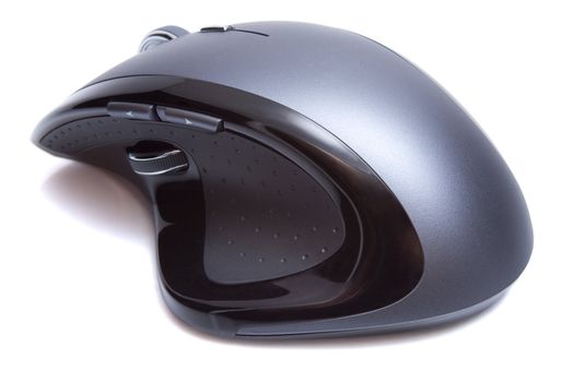 Modern Ergonomic Mouse isolated on the white background