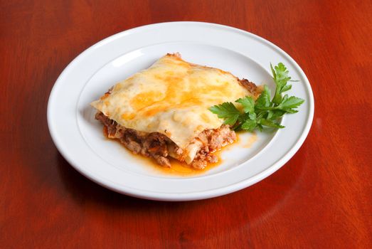 Lasagna.Italian kitchen