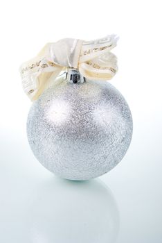christmas tree decoration on white background