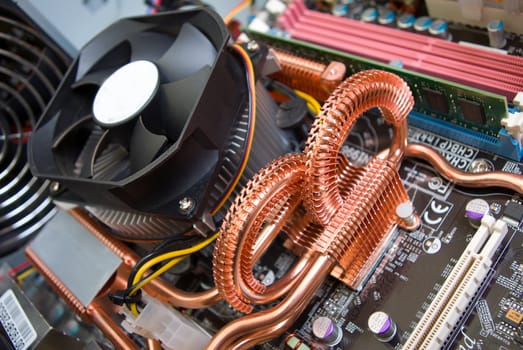 electronic circuit background Close-up