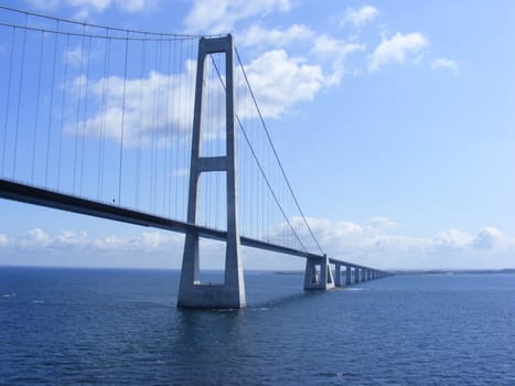 Photo of the Danish Great Belt Fixed Link