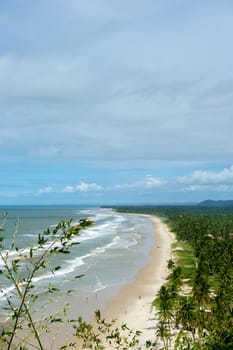 Paradise beach of Espelho in Arraial d'Ajuda, Bahia State, Brazil