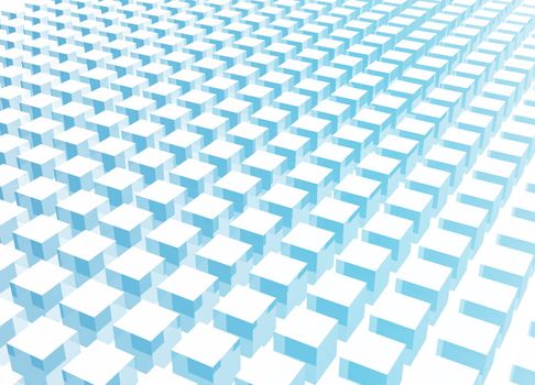 Simple and Clean Block 3d Abstract Background in Blue