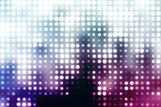 Purple and White Glowing Futuristic Light Orbs Abstract Background