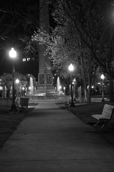 City Park Sidewalk