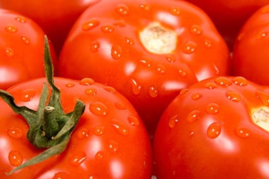 Texture from red a tomato