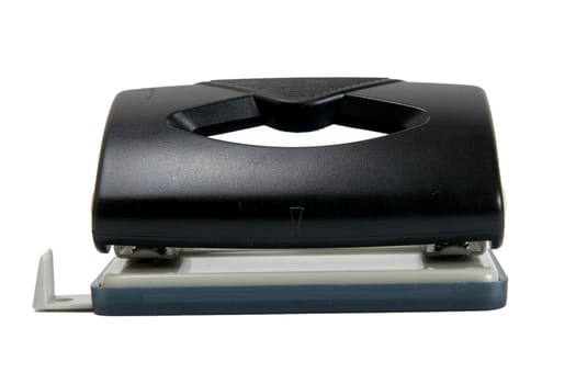 Office puncher close up on a white background