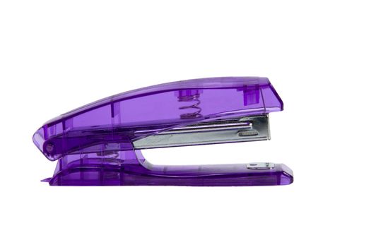 Office stapler close up on a white background