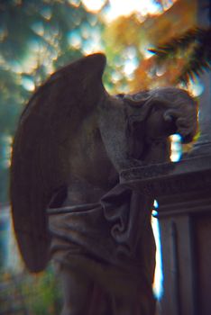 The dark angel mourns for the dead
