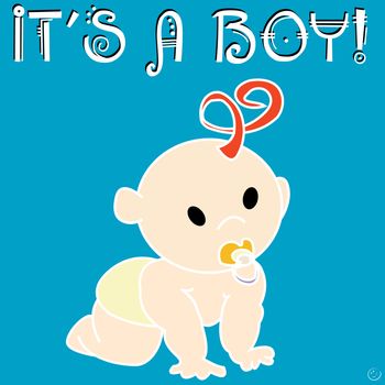 It's a boy card