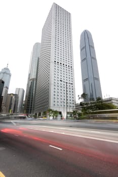 it is traffic through downtown in HongKong
