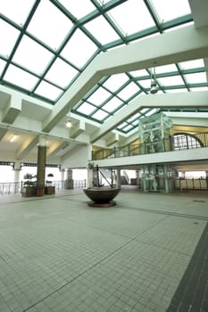 it is a indoor area of ferry habour,but many young use it for dance in hong kong