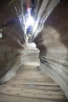Bonnechere caves located in Eganville Ontario Canada