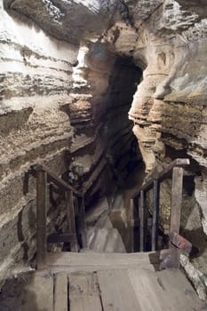 Bonnechere caves located in Eganville Ontario Canada