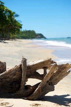 Paradise beach of Espelho in Arraial d'Ajuda, Bahia State, Brazil