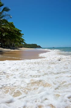 Paradise beach of Espelho in Arraial d'Ajuda, Bahia State, Brazil