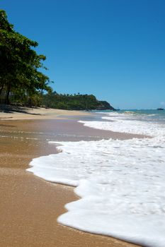 Paradise beach of Espelho in Arraial d'Ajuda, Bahia State, Brazil