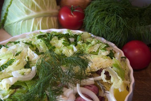 fresh vegetables baked in the oven