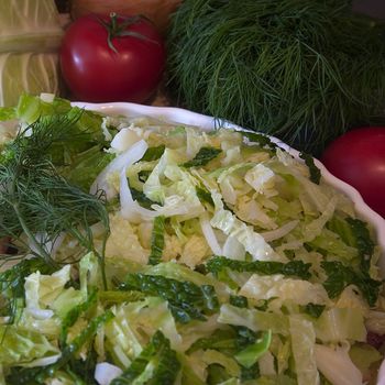 fresh vegetables baked in the oven