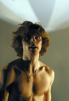 tage from performance "Dream in summer night". Russian actor