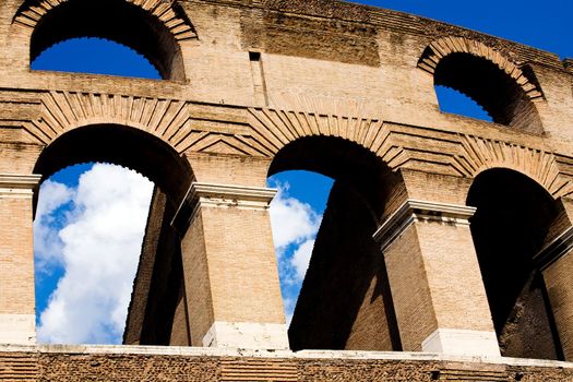 Colosseum, greatest amphitheatre in Rome, Italy