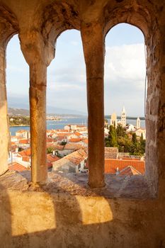 An old fortified town in South Eastern Europe - Rab, Croatia