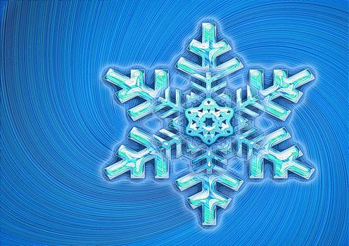 great creative abstract colored bright rich textured image of beauty snowflakes.