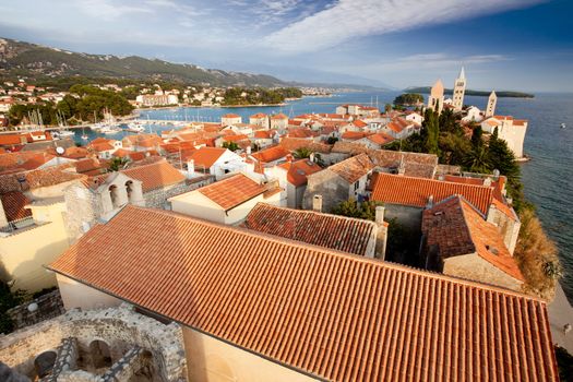 An old fortified town in South Eastern Europe - Rab, Croatia