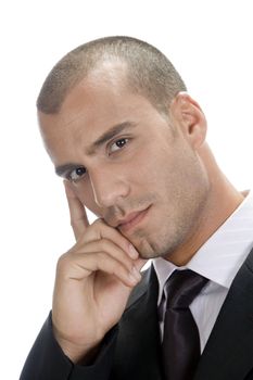 businessman making rational decision about business