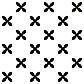 An abstract illustration of a repeating pattern in a floral design.