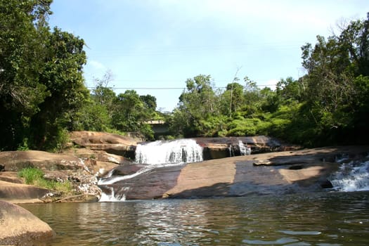 Waterfall in Prumirim, Sao Paulo, Brazil