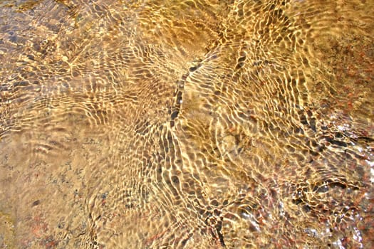 Floating water above a rock. Photo taken in Sao Paulo, Brazil.